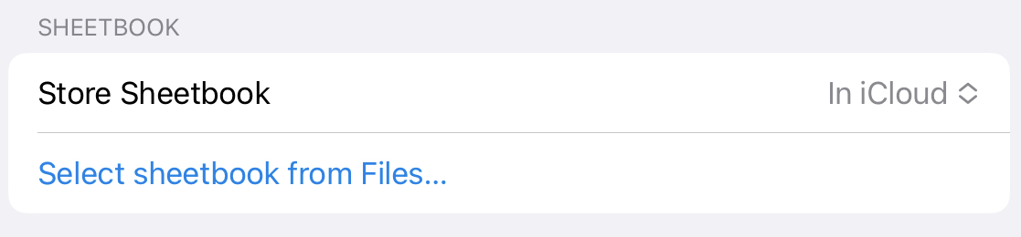 Soulver für iPad Synchronisierungseinstellungen